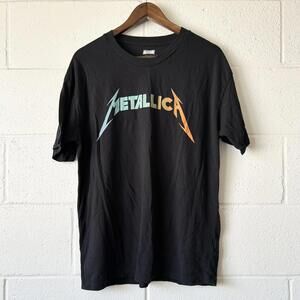 Tailgate Metallica Rock Band Graphic Short Sleeve T-Shirt Men's Small